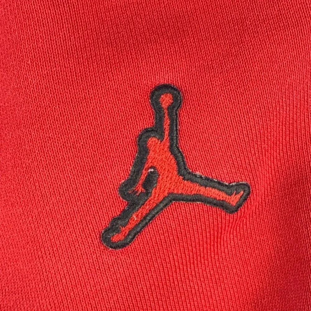 Jordan Sweatpants Mens Large Red Jumpman Fleece Joggers EUC